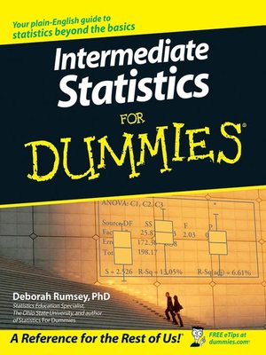 cover image of Intermediate Statistics For Dummies